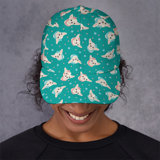 Chihuahua Puppy Pattern Print Baseball Cap