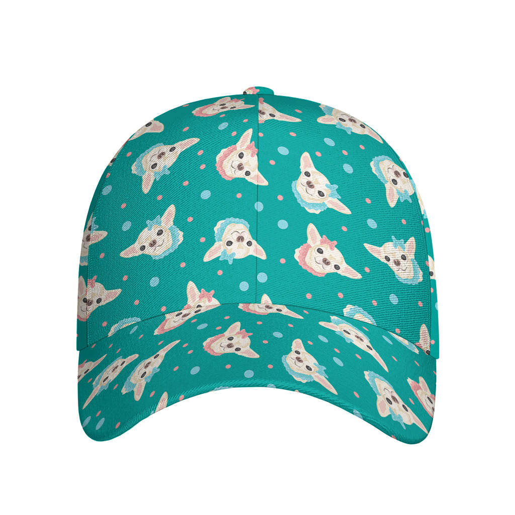 Chihuahua Puppy Pattern Print Baseball Cap