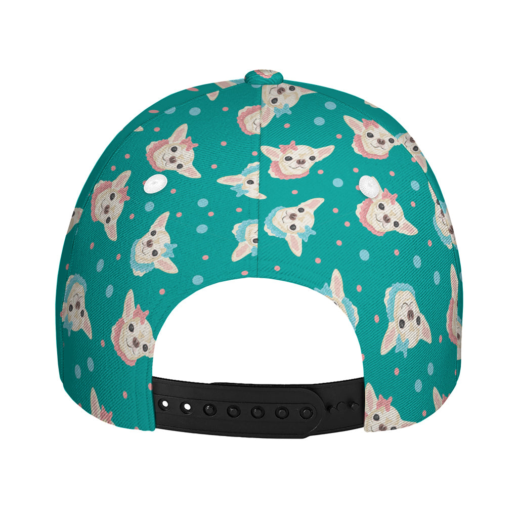 Chihuahua Puppy Pattern Print Baseball Cap