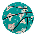 Chihuahua Puppy Pattern Print Basketball