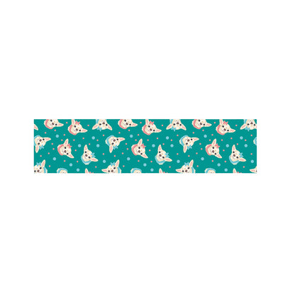 Chihuahua Puppy Pattern Print Bed Runner