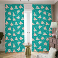 Chihuahua Puppy Pattern Print Dimout Pencil Pleat Curtains