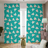 Chihuahua Puppy Pattern Print Blackout Pencil Pleat Curtains