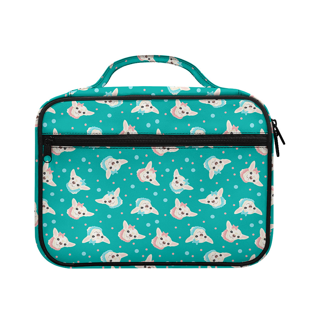 Chihuahua Puppy Pattern Print Briefcase Bible Bag
