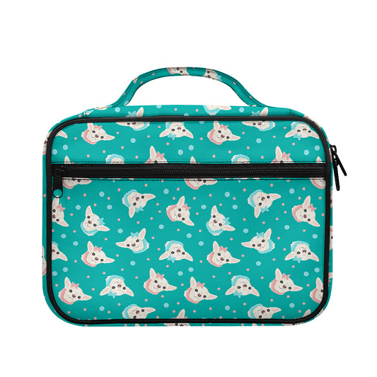 Chihuahua Puppy Pattern Print Briefcase Bible Bag
