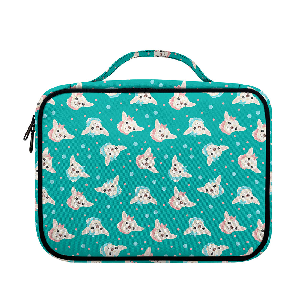 Chihuahua Puppy Pattern Print Briefcase Bible Bag