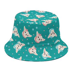 Chihuahua Puppy Pattern Print Bucket Hat