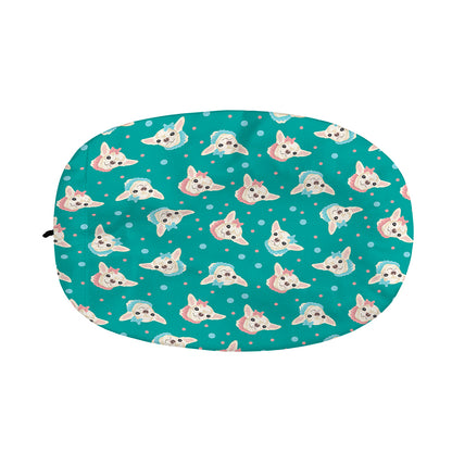 Chihuahua Puppy Pattern Print Car Side Mirror Covers