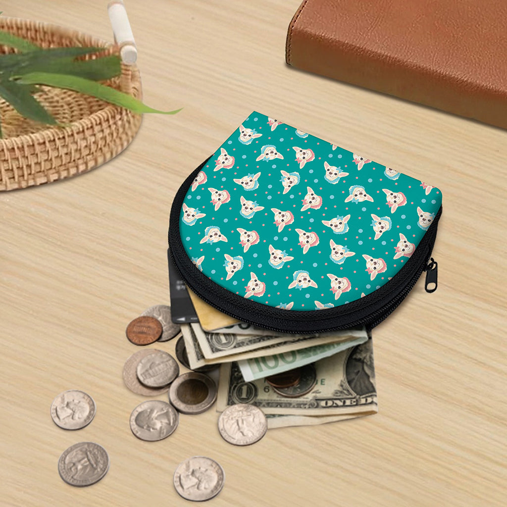 Chihuahua Puppy Pattern Print Coin Purse