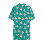 Chihuahua Puppy Pattern Print Cotton Hawaiian Shirt