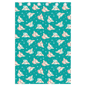 Chihuahua Puppy Pattern Print Curtain