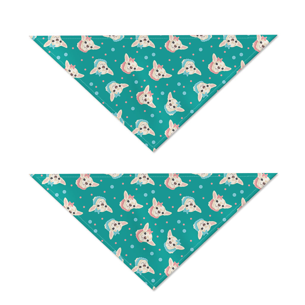 Chihuahua Puppy Pattern Print Dog Bandana