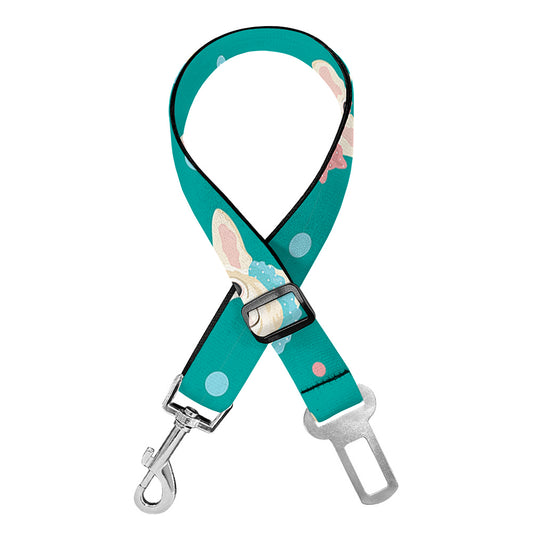 Chihuahua Puppy Pattern Print Dog Seat Belt
