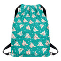 Chihuahua Puppy Pattern Print Drawstring Backpack
