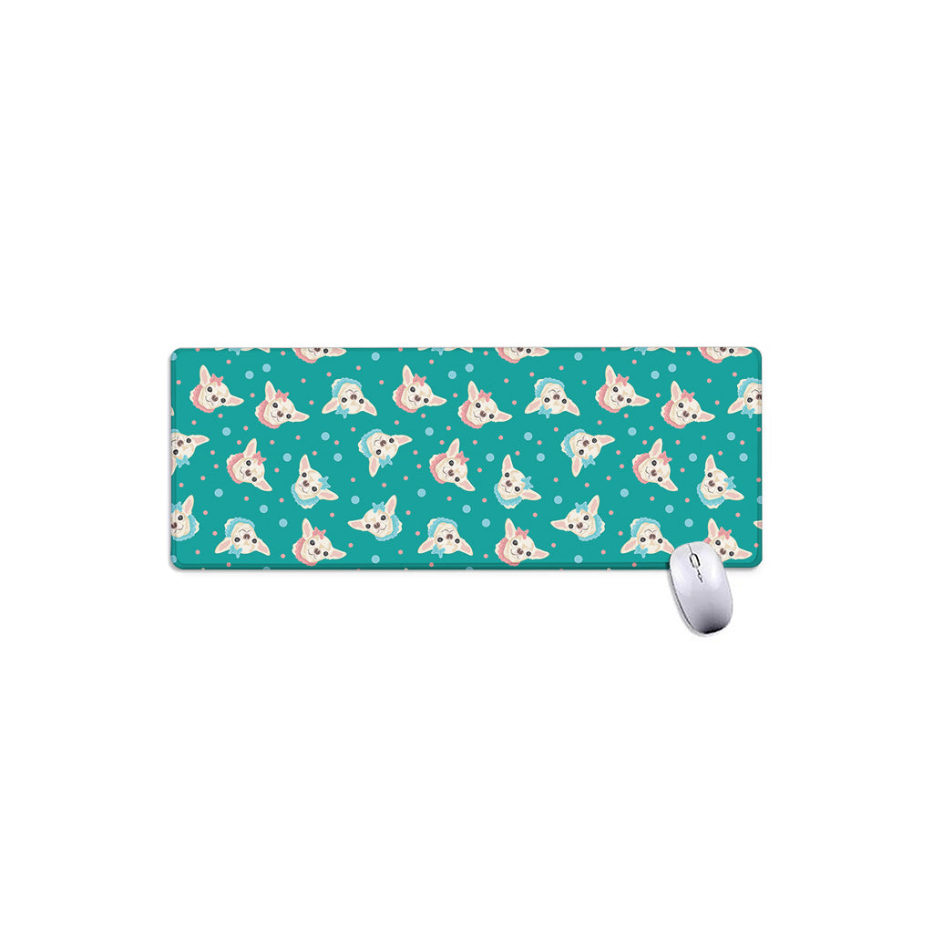 Chihuahua Puppy Pattern Print Extended Mouse Pad