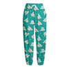 Chihuahua Puppy Pattern Print Fleece Lined Knit Pants