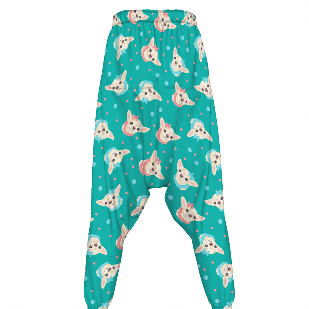 Chihuahua Puppy Pattern Print Hammer Pants