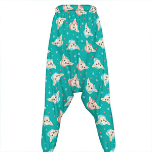 Chihuahua Puppy Pattern Print Hammer Pants