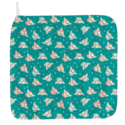 Chihuahua Puppy Pattern Print Hand Towel