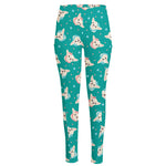 Chihuahua Puppy Pattern Print High-Waisted Pocket Leggings