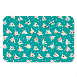 Chihuahua Puppy Pattern Print Indoor Door Mat