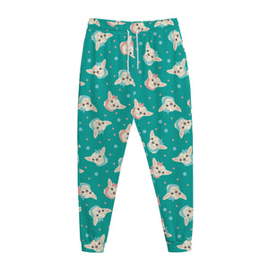 Chihuahua Puppy Pattern Print Jogger Pants