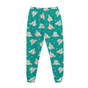 Chihuahua Puppy Pattern Print Jogger Pants