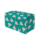 Chihuahua Puppy Pattern Print Leather Tissue Box Cover
