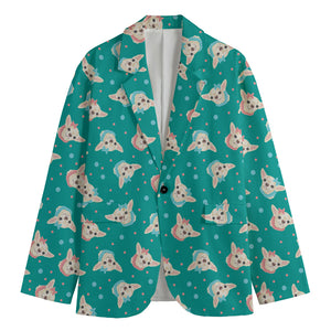 Chihuahua Puppy Pattern Print Men's Blazer