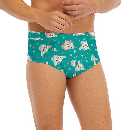 Chihuahua Puppy Pattern Print Men's Briefs