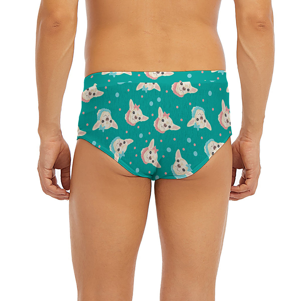 Chihuahua Puppy Pattern Print Men's Briefs