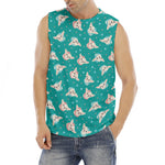 Chihuahua Puppy Pattern Print Men's Fitness Tank Top