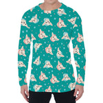 Chihuahua Puppy Pattern Print Men's Long Sleeve T-Shirt