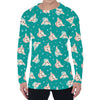 Chihuahua Puppy Pattern Print Men's Long Sleeve T-Shirt