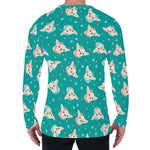 Chihuahua Puppy Pattern Print Men's Long Sleeve T-Shirt