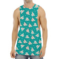 Chihuahua Puppy Pattern Print Men's Muscle Tank Top