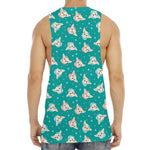 Chihuahua Puppy Pattern Print Men's Muscle Tank Top