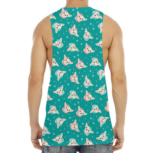 Chihuahua Puppy Pattern Print Men's Muscle Tank Top