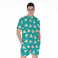 Chihuahua Puppy Pattern Print Men's Romper