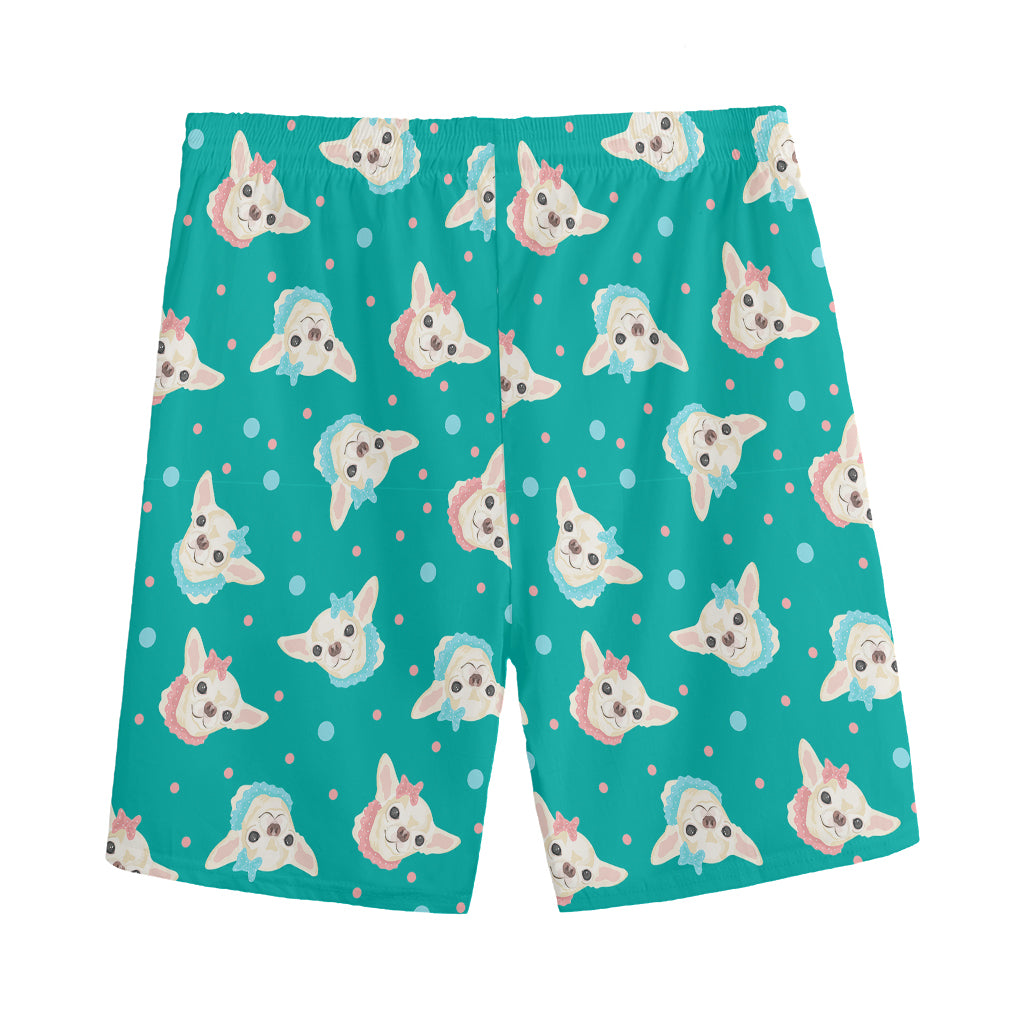 Chihuahua Puppy Pattern Print Men's Sports Shorts