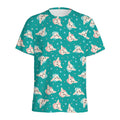 Chihuahua Puppy Pattern Print Men's Athletic T-Shirt