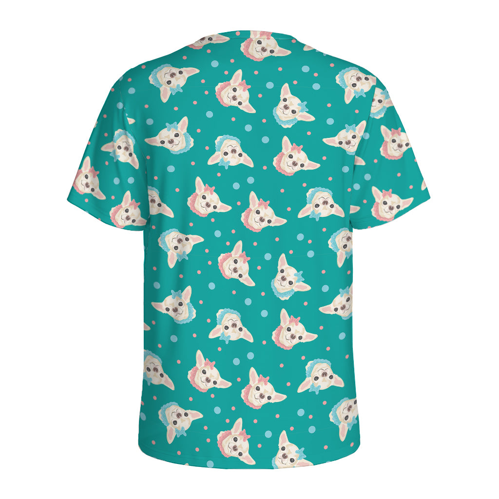 Chihuahua Puppy Pattern Print Men's Sports T-Shirt