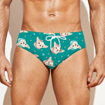 Chihuahua Puppy Pattern Print Men's Swim Briefs