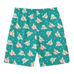 Chihuahua Puppy Pattern Print Men's Swim Trunks