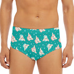 Chihuahua Puppy Pattern Print Men's Triangle Swim Briefs