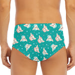 Chihuahua Puppy Pattern Print Men's Triangle Swim Briefs
