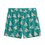 Chihuahua Puppy Pattern Print Mesh Shorts