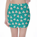 Chihuahua Puppy Pattern Print Pencil Mini Skirt