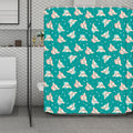 Chihuahua Puppy Pattern Print Polyester Shower Curtain