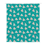 Chihuahua Puppy Pattern Print Polyester Shower Curtain